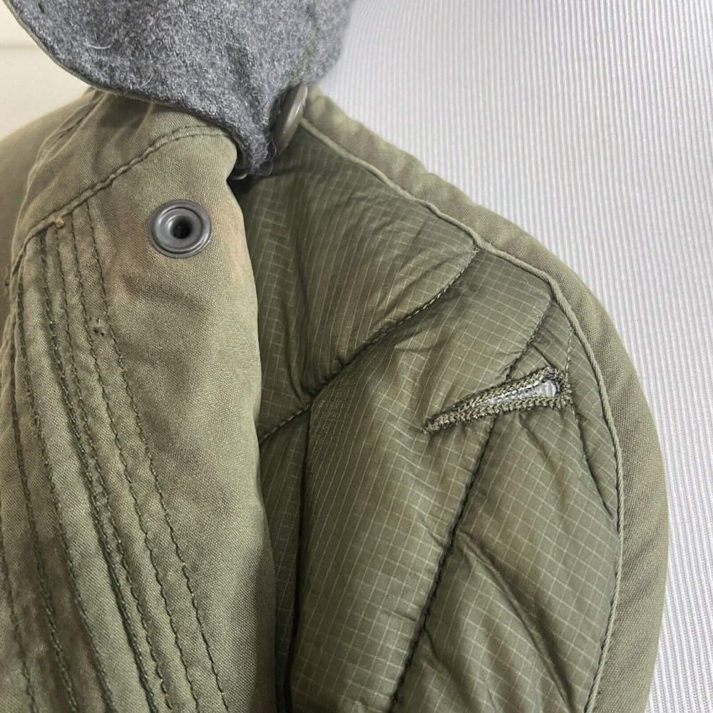 ARITZIA TNA Military Edition Hooded Wire Frame Parka Coat 3-1 Green L Large - Picture 7 of 11